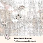 Kis róka számfestő 1000 db-os puzzle 