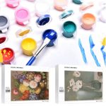 Kislány Cicával számfestő 1000 db-os puzzle 