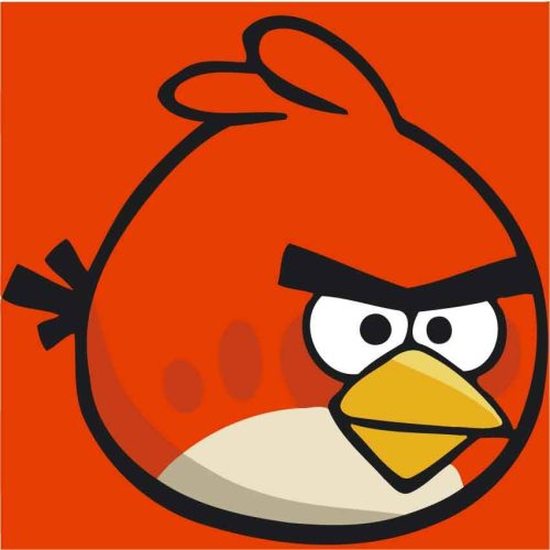Angry bird számfestő készlet gyermekeknek 30x30