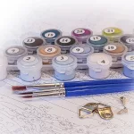 Villamos festés számok alapján kreatív készlet kerettel 40x50