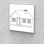 Fejlesztő Festővászon Picasso Palántáknak 3 éves korosztálynak ház 30x30 cm