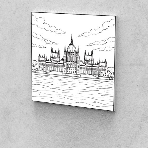 Fejlesztő Festővászon Picasso Palántáknak 6-9 éves korosztálynak Parlament 40x40 cm