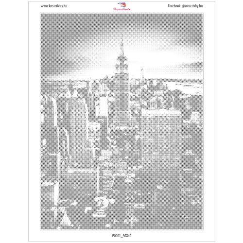 New York PontKép Készlet Pöttyöző (30x40 cm)