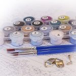 Őszi patak festés számok alapján kreatív készlet keret nélkül