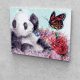Panda festés számok alapján kreatív készlet keret nélkül