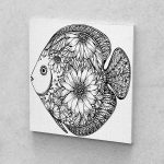 Kifestők szünidőre két vászon festékekkel ecsetekkel kreatív festés szettben 10