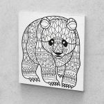 Kifestők szünidőre két vászon festékekkel ecsetekkel kreatív festés szettben 7