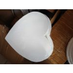 Szív alakú keretre feszített vászon - SÉRÜLT leírásban bővebben