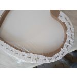 Szív alakú keretre feszített vászon - SÉRÜLT leírásban bővebben