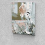 Szegfű festés számok alapján kreatív készlet kerettel