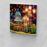 Pantheon festés számok alapján kreatív készlet 40x40 kerettel