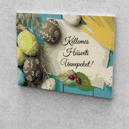   Kellemes Húsvéti Ünnepeket festés számok alapján kreatív készlet keret nélkül