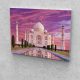 Taj Mahal festés számok alapján kreatív készlet 30x40