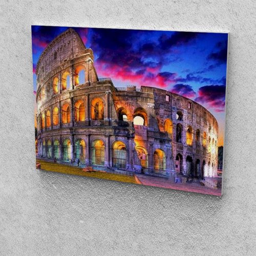 Colosseum festés számok alapján kreatív készlet kerettel