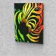Zebra festés számok alapján kreatív készlet keret nélkül