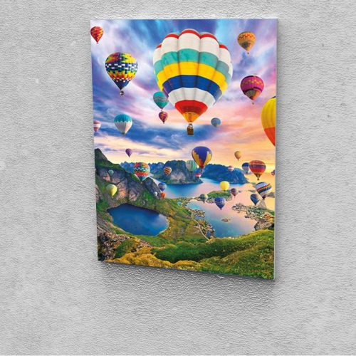 Hőlégballon festés számok alapján kreatív készlet keret nélkül 40x50