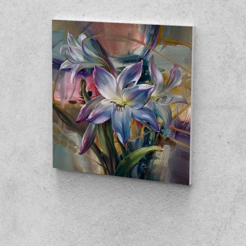 Liliom csokor festés számok alapján kreatív készlet 40x40